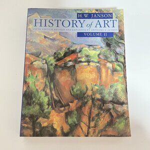 H.W. JANSON HISTORY of ART Paperback 5TH EDITION REVISED-VOLUME 2-Preowned